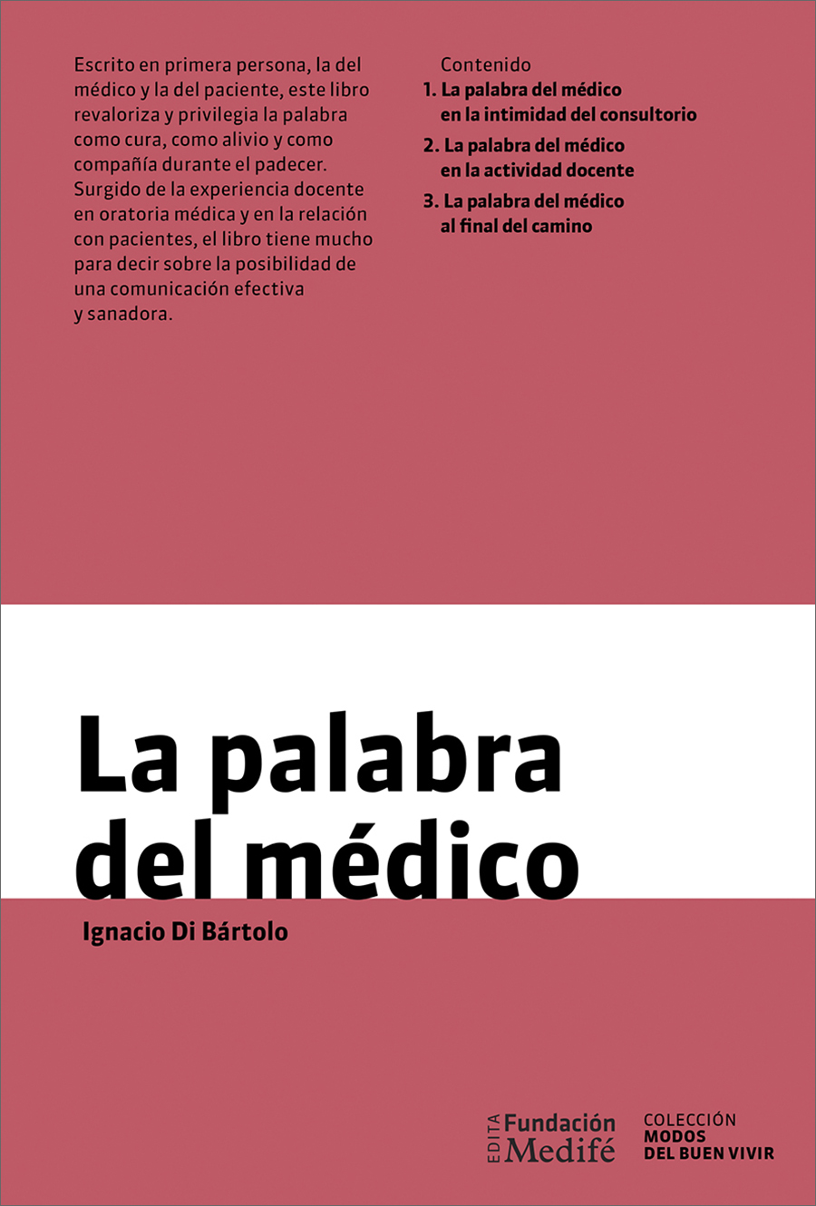 La palabra del médico portada