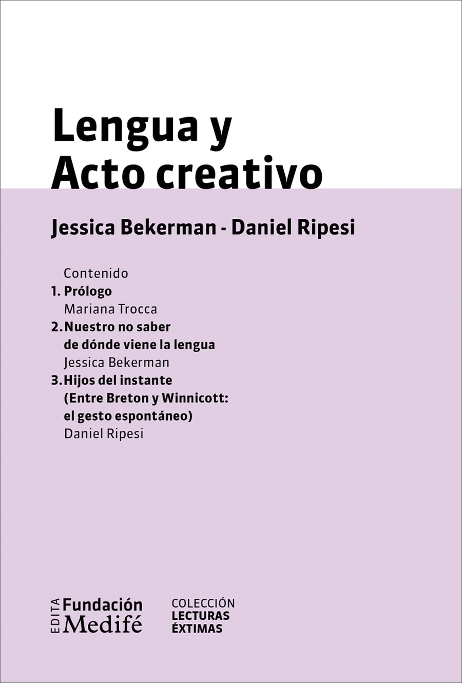 Lengua y acto creativo portada